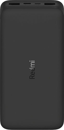 Xiaomi Redmi VXN4304GL Power Bank 20000mAh 18W with 2 USB-A Ports Black