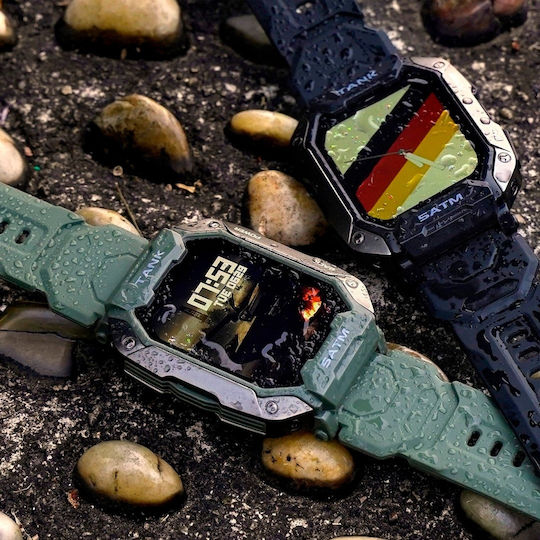 Kospet Tank M1 Waterproof Smartwatch with Heart Rate Monitor (Green) view 8