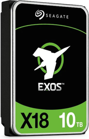 Seagate Exos X18 512e/4Kn 10TB HDD Hard Drive 3.5" SATA III 7200rpm with 256MB Cache for NAS / Server ST10000NM018G view 2