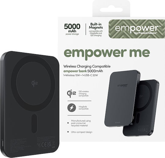 PanzerGlass Empower MagSafe 5000mAh 15W with USB-C Port Black view 3