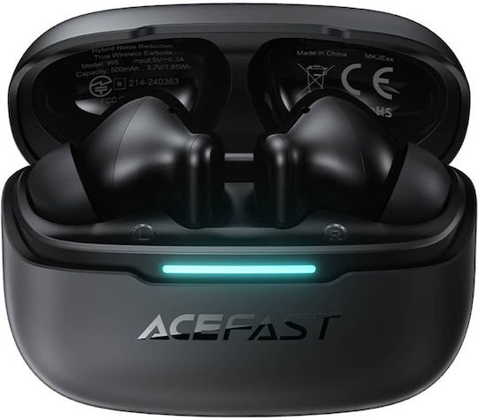 Acefast W5 In-ear Bluetooth Handsfree Earphones with Sweat Resistance and Charging Case Black view 4