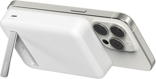 Belkin BoostCharge Pro MagSafe Power Bank 10000mAh 15W White vue 4