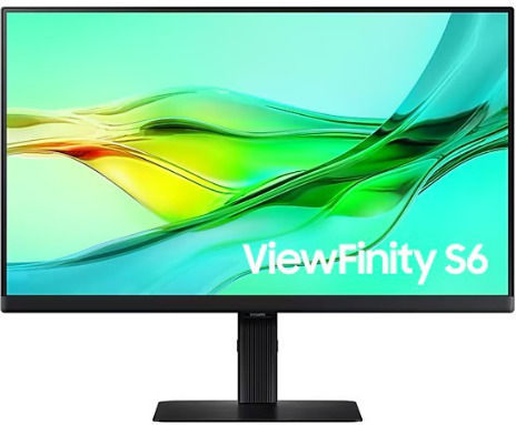 Samsung ViewFinity S6 S24D604UAU IPS HDR Monitor 24" QHD 2560x1440 with Response Time 5ms GTG