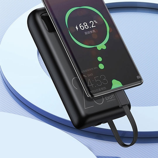 Awei P169K Power Bank 20000mAh 22.5W Power Delivery Black vue 7