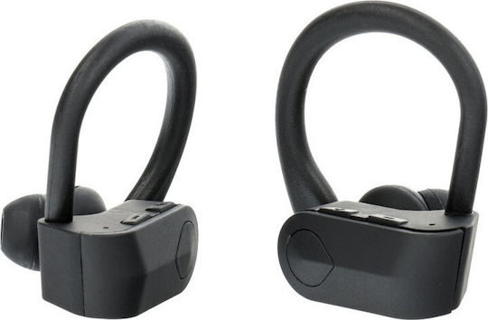 TWS EP-016 In-ear Bluetooth Handsfree Earphones with Charging Case Black view 3