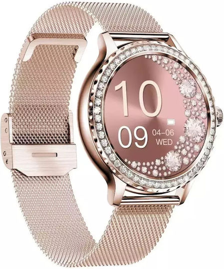 Nubi NX19 Smartwatch with Heart Rate Monitor (Rose Gold) view 4