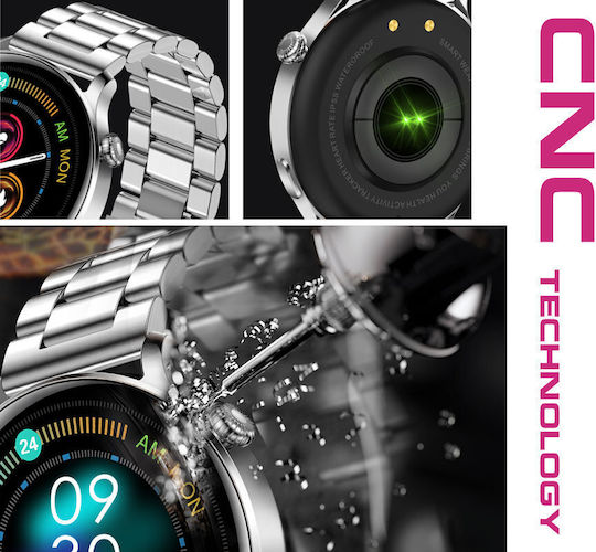 AGBarr Battery Watch with Metal Bracelet view 9