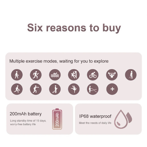M11 Pink Smartwatch with Heart Rate Monitor (Pink) view 4