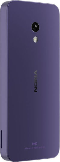 Nokia 235 4G (2024) Dual SIM Mobile with Buttons Purple view 7