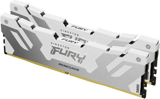 Kingston Fury Renegade DDR5 32GB RAM with 2x16GB Modules and Speed 6400 for Desktop KF564C32RWK2-64