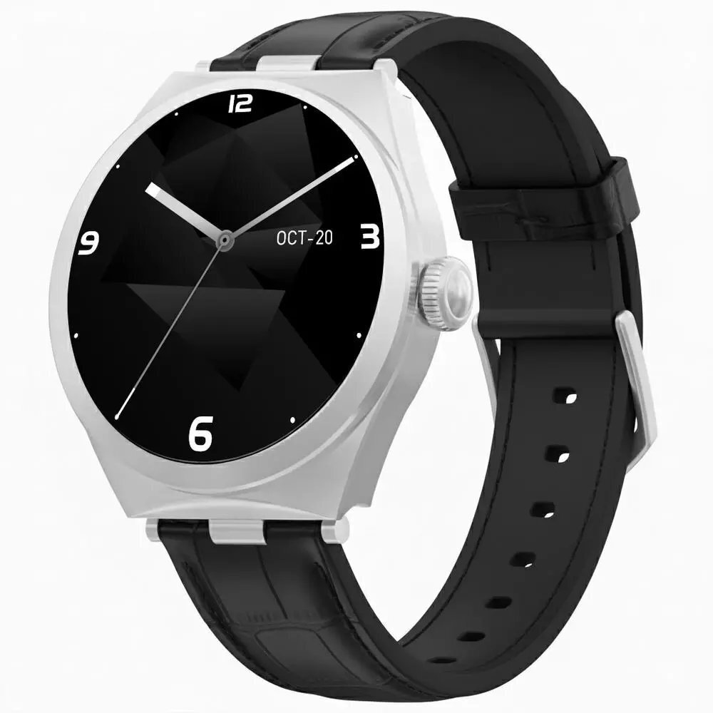 Smartwatch Gravity Silver Black Gt25-8