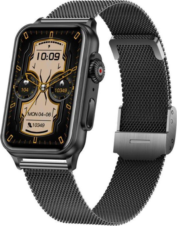 Rubicon Rncf06 Black Smartwatch