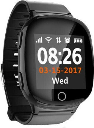 GPS Tracker K30 Smartwatch with SIM and Heart Rate Monitor (Black) view 4
