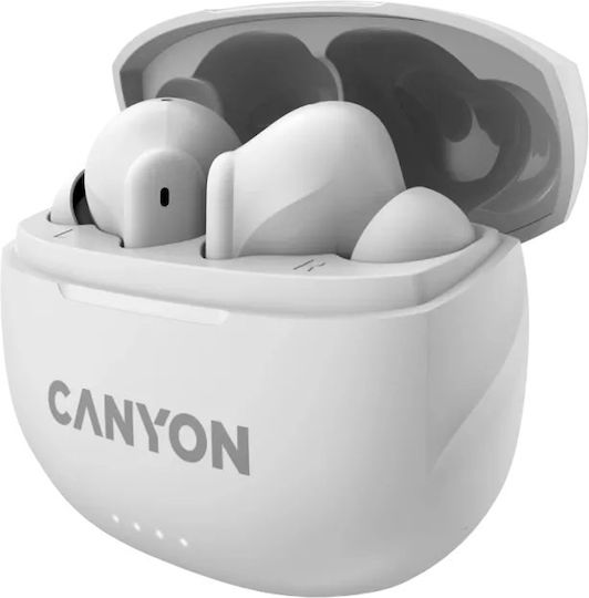 Canyon TWS-8 In-ear Bluetooth Handsfree Earphones with Charging Case White view 3