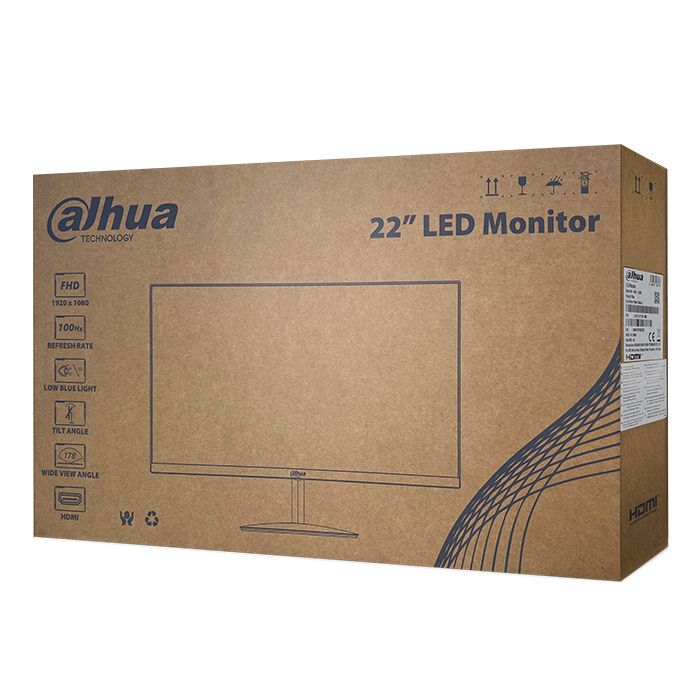 Dahua DHI-LM22-A200Y VA Monitor 21.45" FHD 1920x1080 with Response Time 5ms GTG view 5