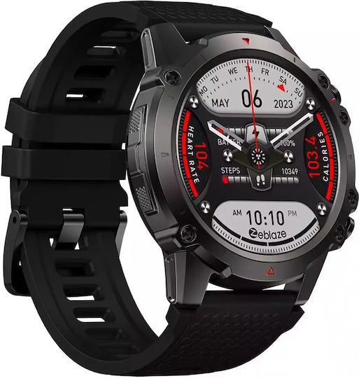 Zeblaze Vibe 7 Lite 49mm Smartwatch with Heart Rate Monitor (Black) view 4