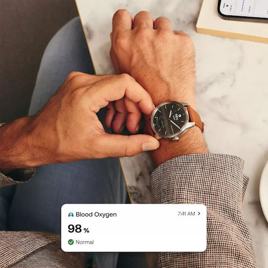 Withings ScanWatch 2 Stainless Steel 42mm Waterproof with Heart Rate Monitor (Black) view 4