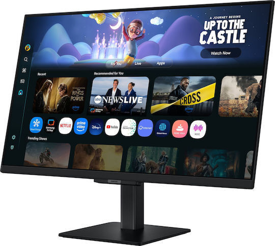Samsung M5 M50F IPS HDR Smart Monitor 27" FHD 1920x1080 with 5ms GTG Response Time Gray view 5