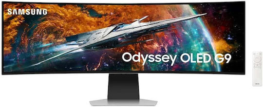 Samsung Odyssey G9 OLED HDR Curved Gaming Monitor 49" 5120x1440 240Hz with Response Time 0.03ms GTG
