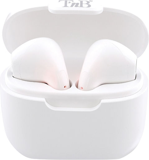 T'nB Feat 3 In-ear Bluetooth Handsfree Earphones with Charging Case White view 3