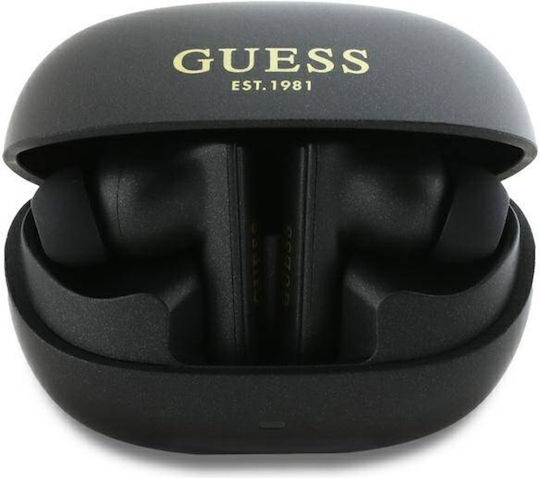 Guess Printed Logo In-ear Bluetooth Handsfree Earphones Black