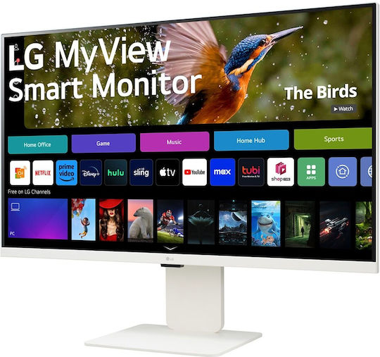 LG 32SR83U-W IPS HDR Smart Monitor 31.5" 4K 3840x2160 with Response Time 5ms GTG view 2