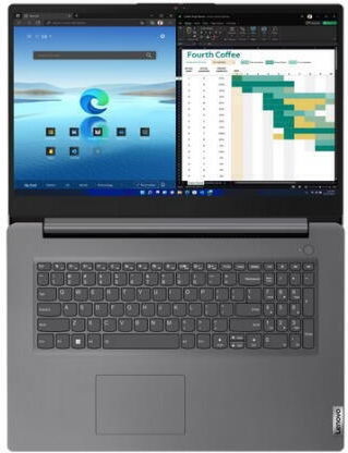 Lenovo V17 G4 IRU 17.3" IPS FHD (i7-1355U/16GB/512GB SSD/No OS) Iron Grey (US Keyboard) vue 2