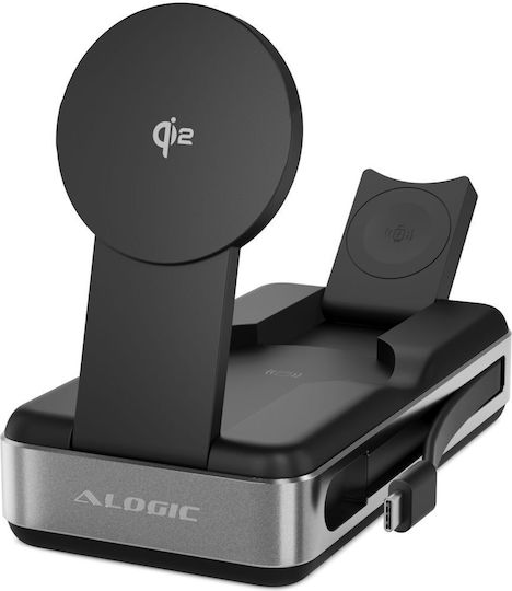 Alogic Roam Qi2 MagSafe Power Bank 21000mAh 100W with USB-C Port Power Delivery Black