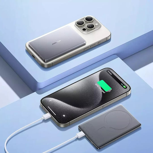 Joyroom JR-PBM08 Power Bank 5000mAh 20W with USB-C Power Delivery Port Gray view 9