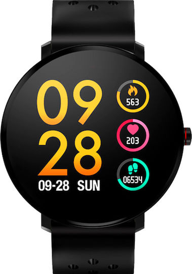 Denver SW-171 45mm Smartwatch with Heart Rate Monitor (Black) view 2