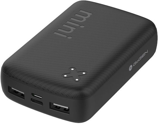 GoGEN PB100009 Power Bank 10000mAh with 2 USB-A Ports Black