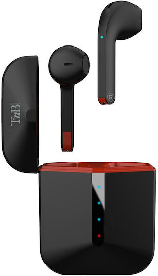 T'nB Zip In-ear Bluetooth Handsfree Earphones with Charging Case Black view 2