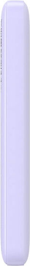 Baseus Airpow Power Bank 10000mAh 20W with USB-A Port and USB-C Port Power Delivery Purple view 8