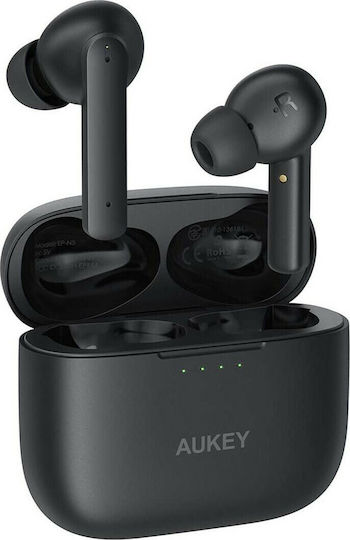 Aukey EP-N5 In-ear Bluetooth Handsfree Earphones with Sweat Resistance and Charging Case Black