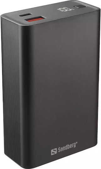 Sandberg Power Bank 20000mAh with USB-A Port and USB-C Port Black vue 2