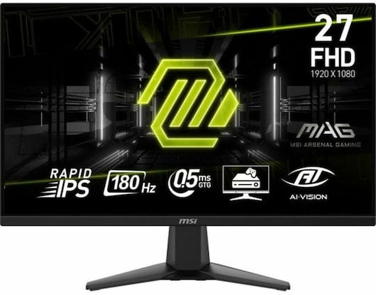 MSI MAG 275F IPS Gaming Monitor 27" FHD 1920x1080 180Hz with Response Time 0.5ms GTG