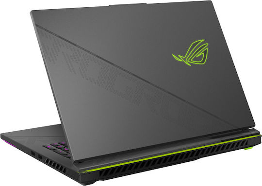 Asus ROG Strix G18 G814JVR-N6002 18" QHD+ 240Hz (i9-14900HX/32GB/1TB SSD/GeForce RTX 4060/No OS) Eclipse Gray (US Keyboard) view 5