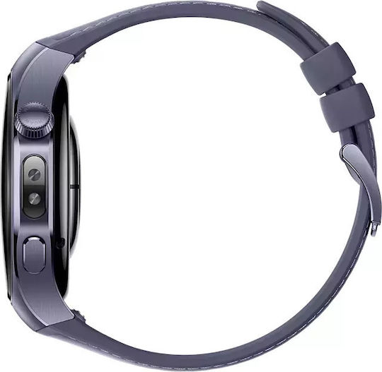 Huawei Watch 5 Titanium 46mm Waterproof with eSIM and Heart Rate Monitor (Purple) view 4