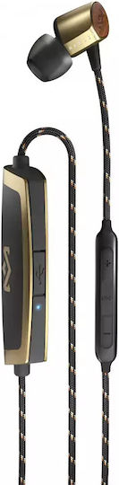 The House Of Marley Uplift 2 In-ear Bluetooth Handsfree Earphones Gold view 2