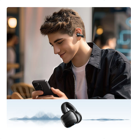 Ugreen HiTune S3 Open Ear Bluetooth Handsfree Earphones with Sweat Resistance and Charging Case Black view 9