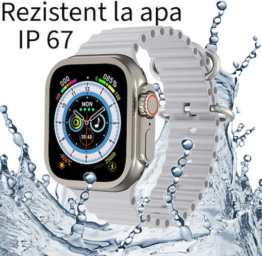 Z68 Ultra 49mm Smartwatch (Silver) view 5