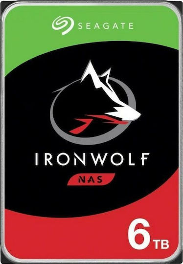 Seagate Ironwolf 6TB HDD Hard Drive 3.5" SATA III 5400rpm with 256MB Cache for NAS ST6000VN006