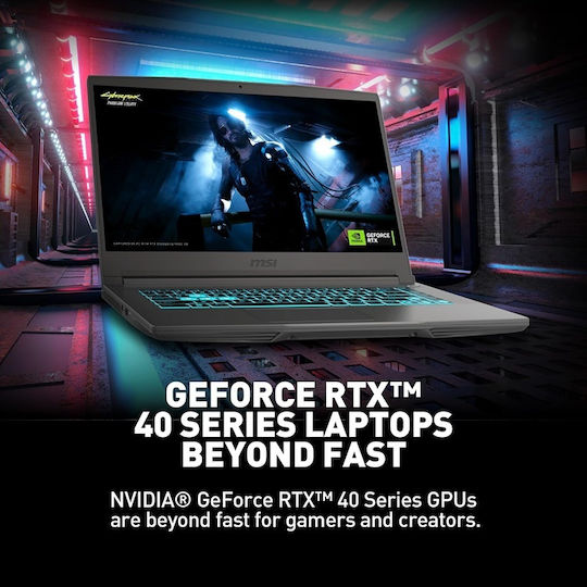 MSI Thin 15 B13VE-2678US 15.6" FHD 144Hz (i7-13620H/16GB/512GB SSD/GeForce RTX 4050/W11 Home) (US Keyboard) view 5