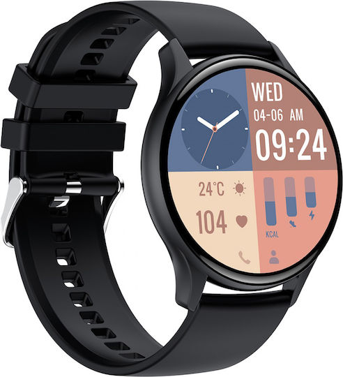Anell CA89 Smartwatch with Heart Rate Monitor (Black) view 3