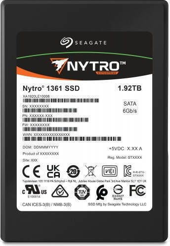 Seagate Nytro 1361 SSD 3.8TB 2.5'' SATA III Connection view 2