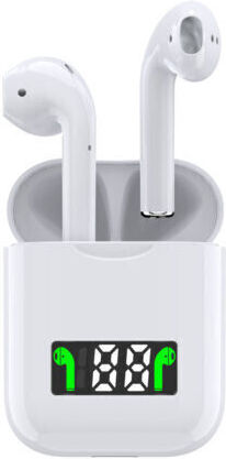 i99 Earbud Bluetooth Handsfree Earphones with Charging Case White view 1