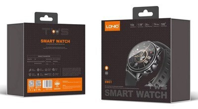 Ldnio SW01 Smartwatch with Heart Rate Monitor (Black) view 3