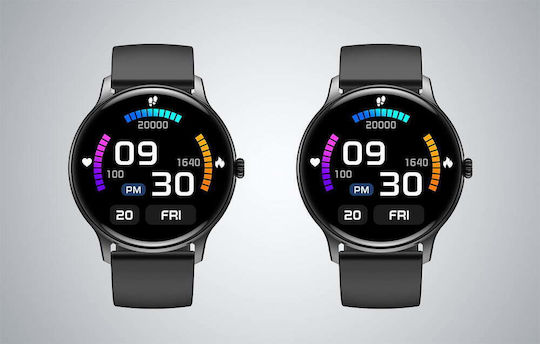 Colmi I10 Stainless Steel 44mm Smartwatch with Heart Rate Monitor (Black) view 6