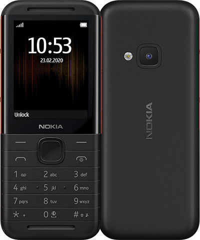 Nokia 5310 2020 Dual SIM Mobile Mobile with Buttons Black/Red view 5