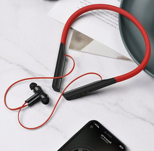 Hoco ES33 Mirth In-ear Bluetooth Handsfree Earphones with Sweat Resistance Red view 3